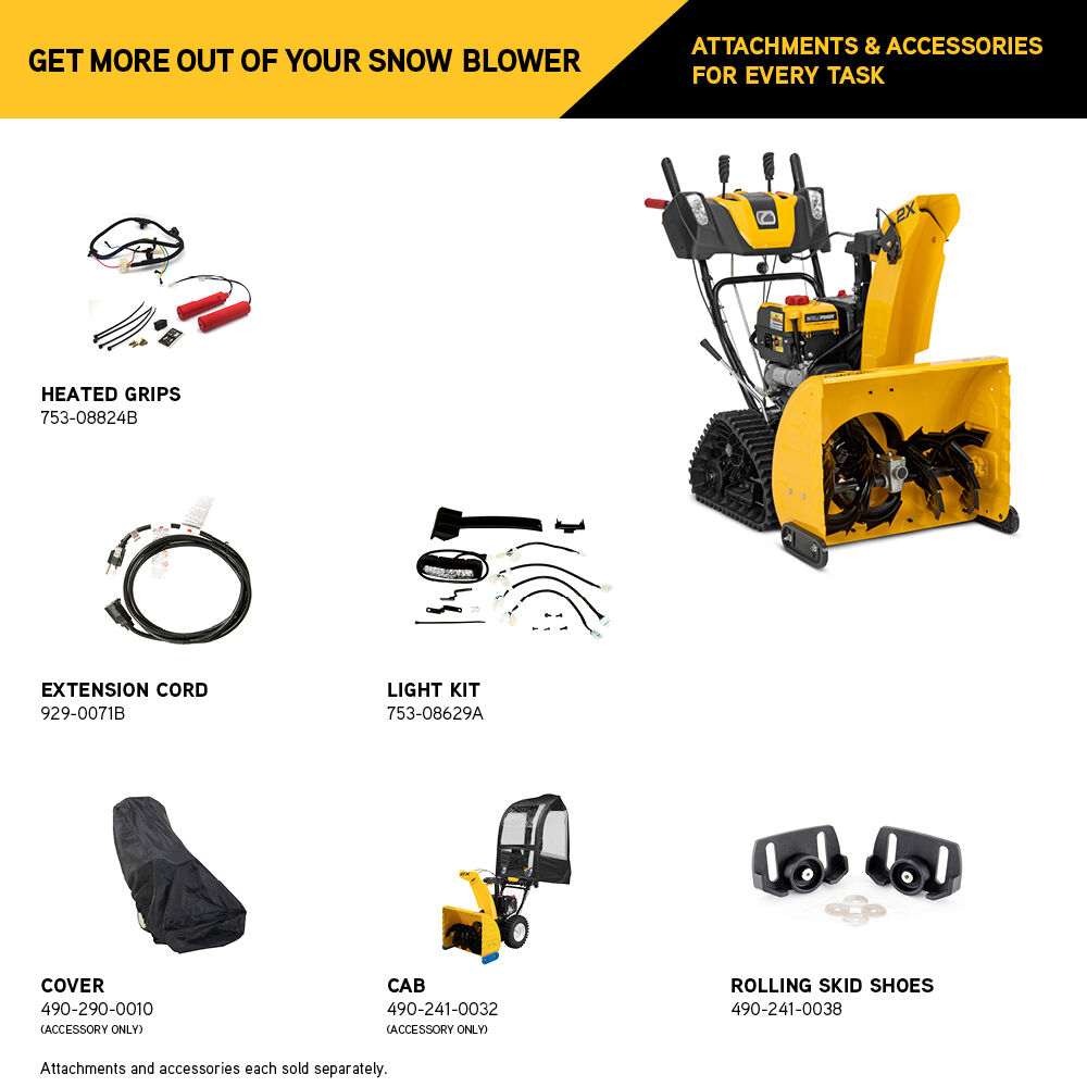 CUB CADET 2X® 26' TRAC IntelliPOWER® SNOW BLOWER (31AH7IVSB10)
