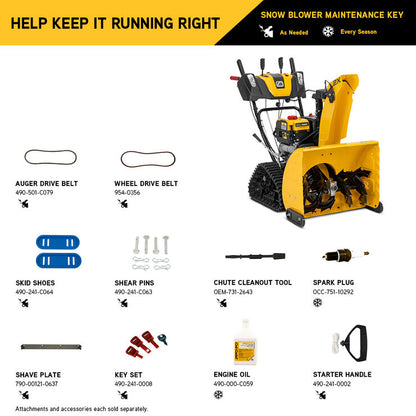 CUB CADET 2X® 26' TRAC IntelliPOWER® SNOW BLOWER (31AH7IVSB10)